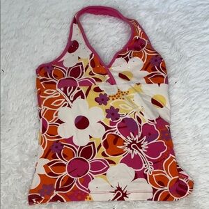 Girls Summer Strapless Floral Tank Top